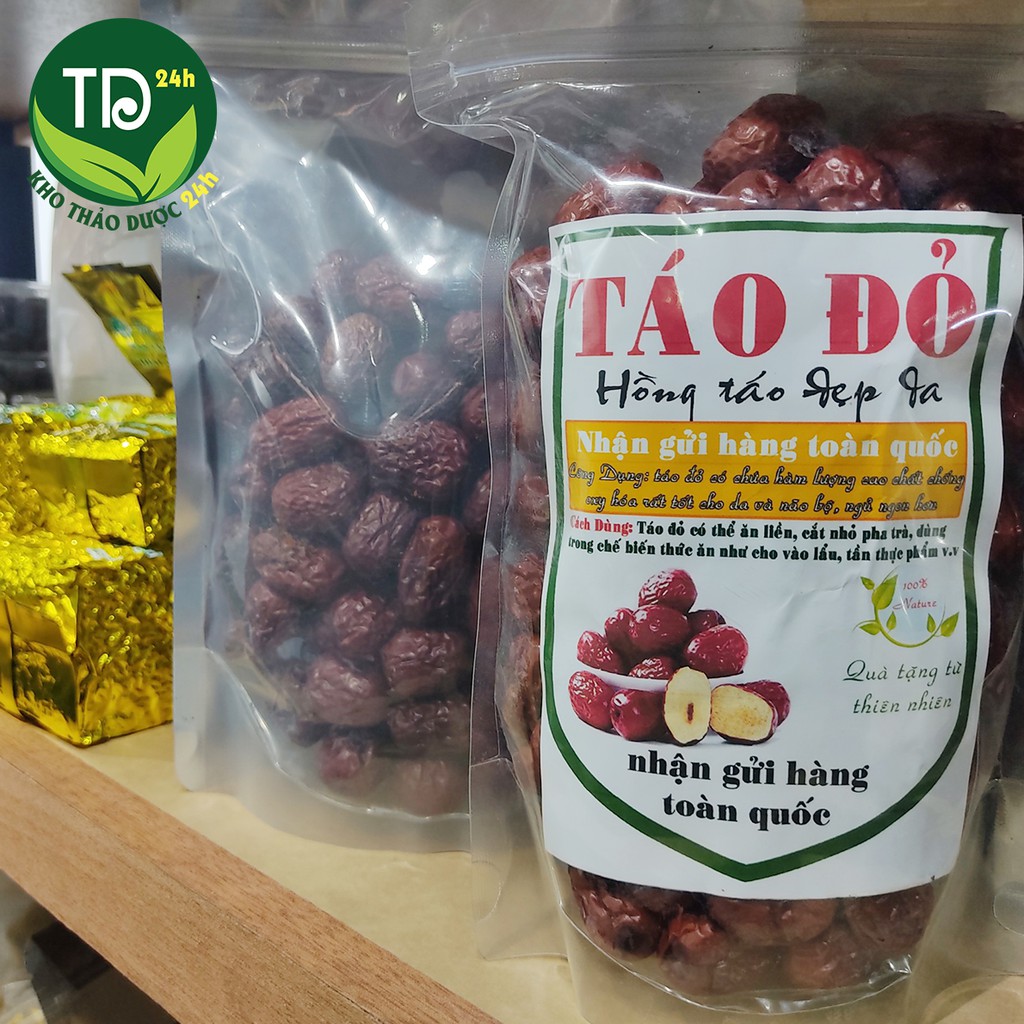 Táo đỏ Tân Cương chín sấy khô, tốt cho giấc ngủ, tốt cho tim mạch, hàng loại 1 [250gr - 500g - 1kg] | Kho thảo dược 24h