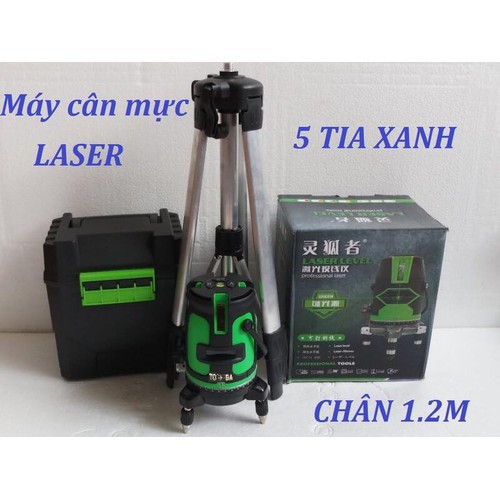 Máy cân bằng laser 5 tia xanh