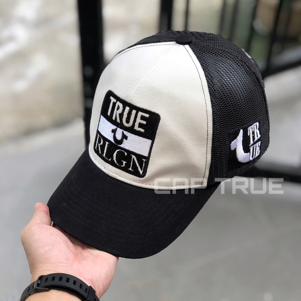 Mũ Lưỡi Trai NAM Nữ - Nón Ông Địa TRUE RLGN Vuông Lưới Phù Hợp Với Người Chơi Hệ Đẳng Cấp