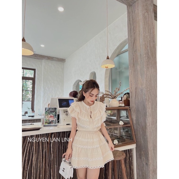 SÉT VÁY TIỂU THƯ PHỐI REN BN02