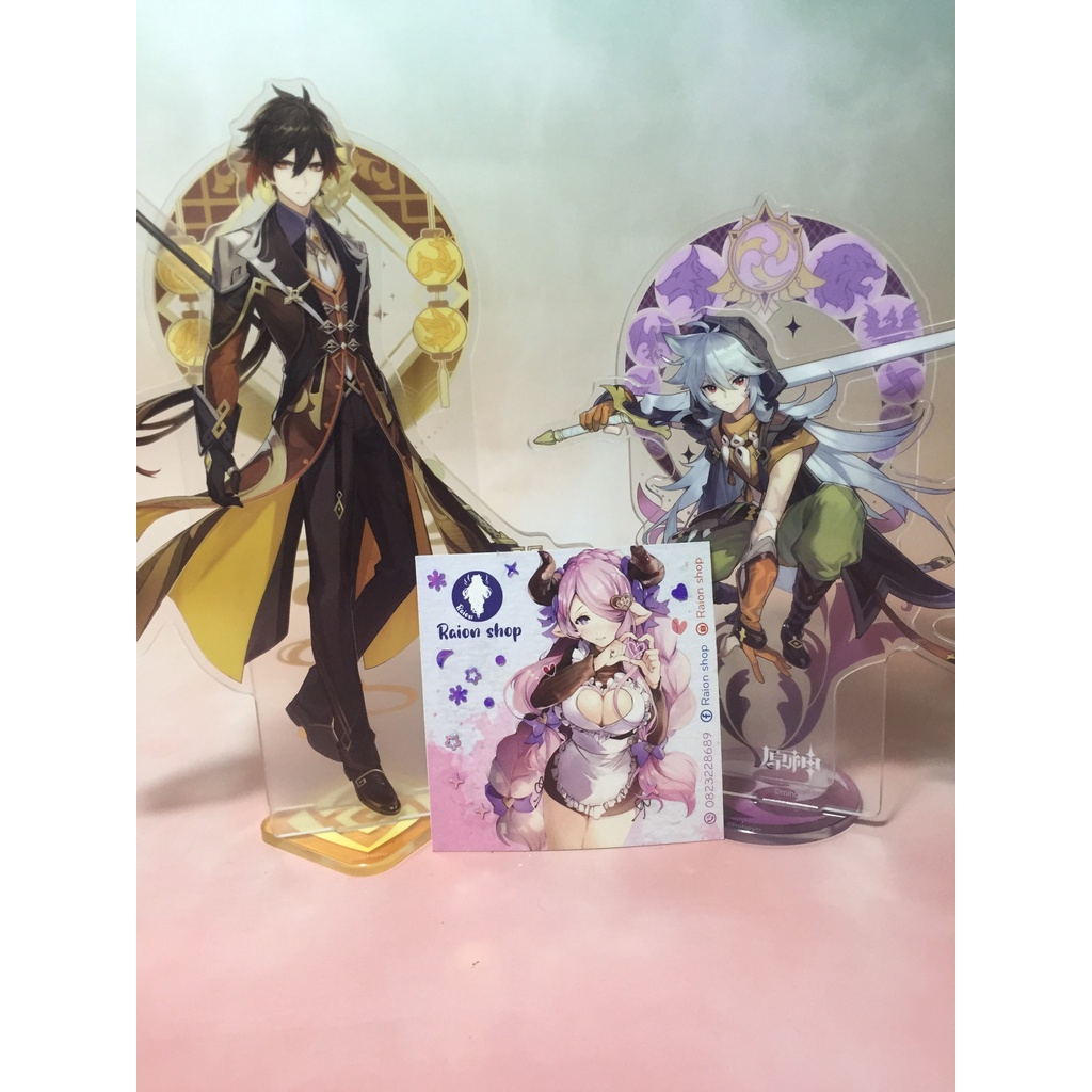Mô Hình Standee Acrylic Genshin Impact official Liyue CHÍNH HÃNG