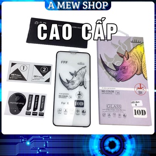 [CAO CẤP]Kính Cường Lực Iphon Full Màn 10D Tê Giác Chính Hãng 6/6plus/6s/6splus/7/7plus/8/8plus/x/xr/xs/11/12/mini/pro