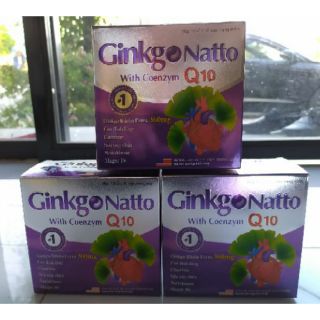 BỔ NÃO GINKGO NATTO WITH COENZYM Q10_100 VIÊN