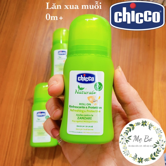 [CHICCO] XỊT/LĂN/KEM ĐA NĂNG XUA MUỖI CHO BÉ 0m+