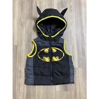 Áo gile phao batman sz 2-3-4-5y