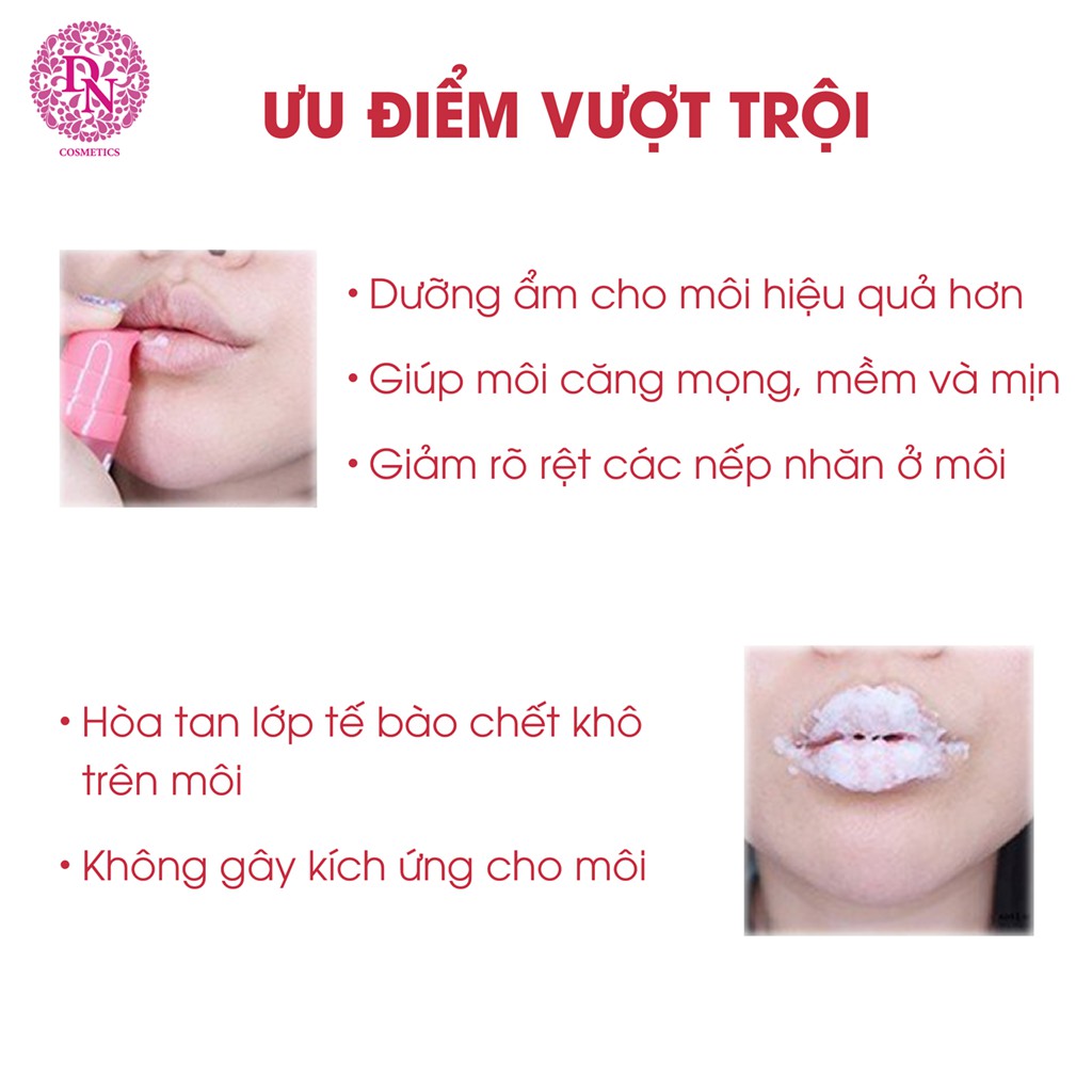 Tẩy Tế Bào Chết Sủi Bọt Môi Unpa Bubi Bubi Bubble