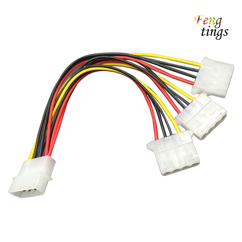 Dây Cáp Chuyển Đổi Nguồn Ide Sang Ide Molex Dài 20cm 4-pin 1-to-3 Cho Máy Tính