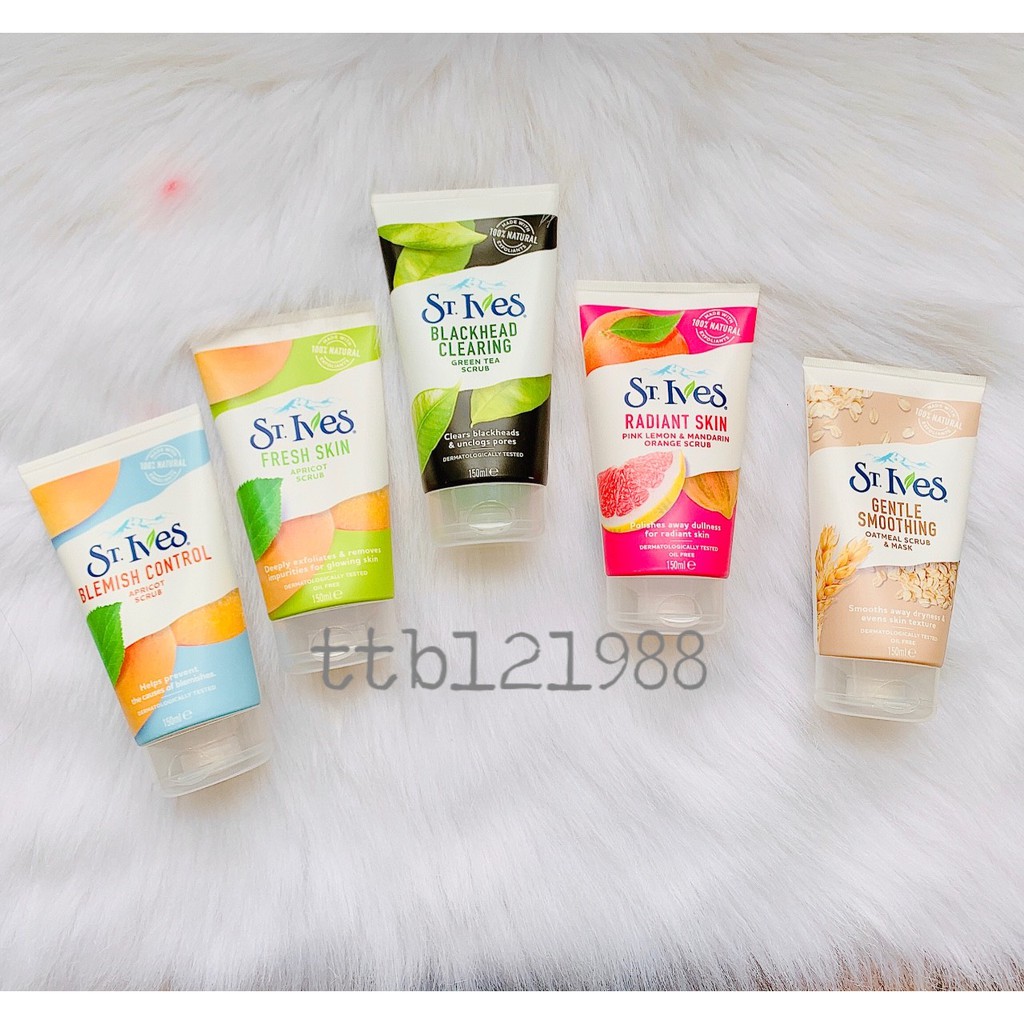 Sữa Rửa Mặt Tẩy Tế Bào Chết ST.IVES SCRUB 170g - 150g Mẫu mới | BigBuy360 - bigbuy360.vn