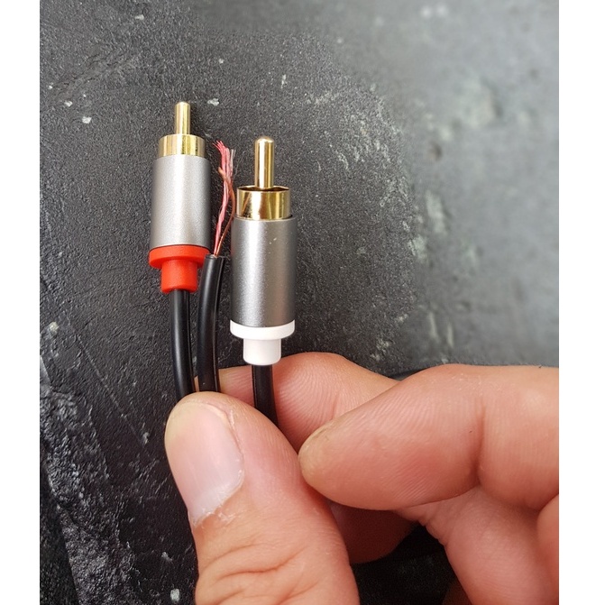 Dây Jack Đầu 3.5 ra 2 đầu Hoa Sen , Dây AV 2 Ra 2 Dài 2m  -| Bảo hành 12T