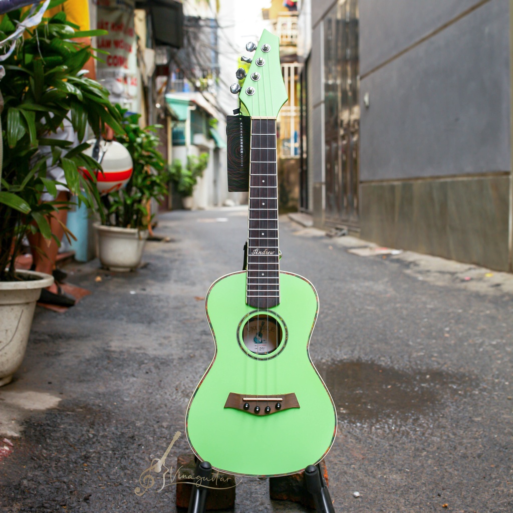 Đàn ukulele concert Andrew 105 - Vinaguitar phân phối chính hãng - tặng full phụ kiện