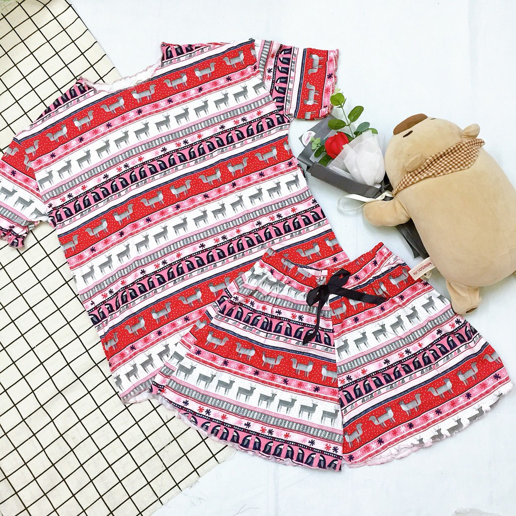 [Video Cận Chất] Bộ Mặc Nhà Nữ Đồ Ngủ Pijama Uni224 Chất Đẹp, Thời Trang, Cực Mát | BigBuy360 - bigbuy360.vn