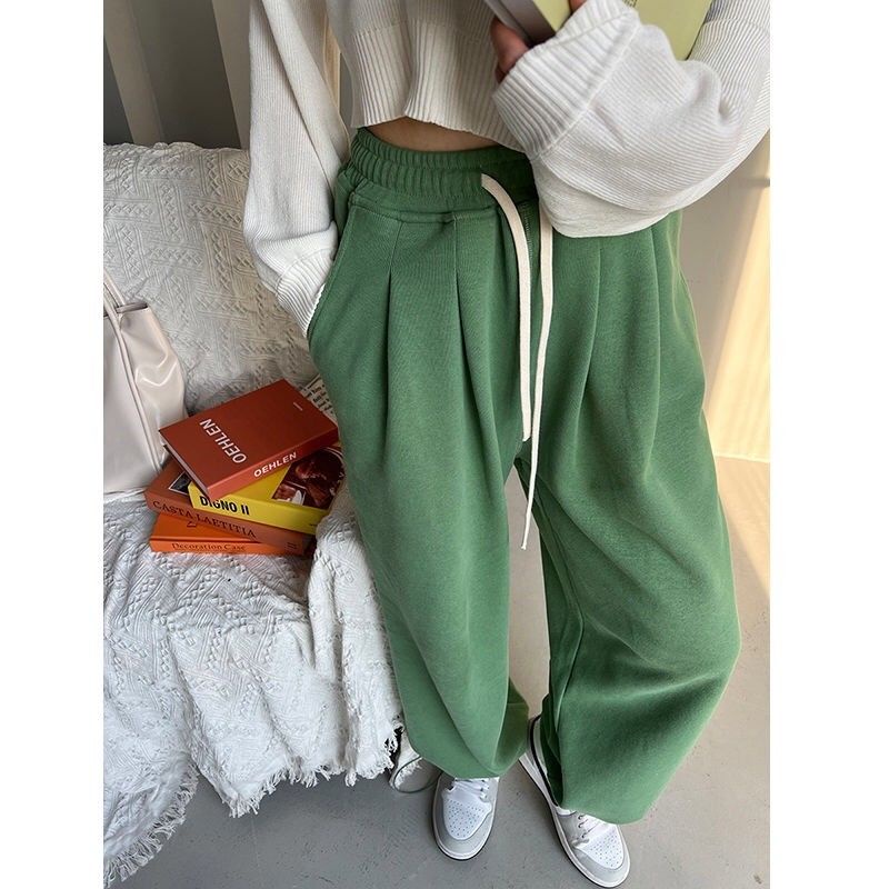 Quần Thể Thao Ống Rộng Phong Cách Đường Phố Mỹ Hàng Mới Dành Cho Bạn Nữ