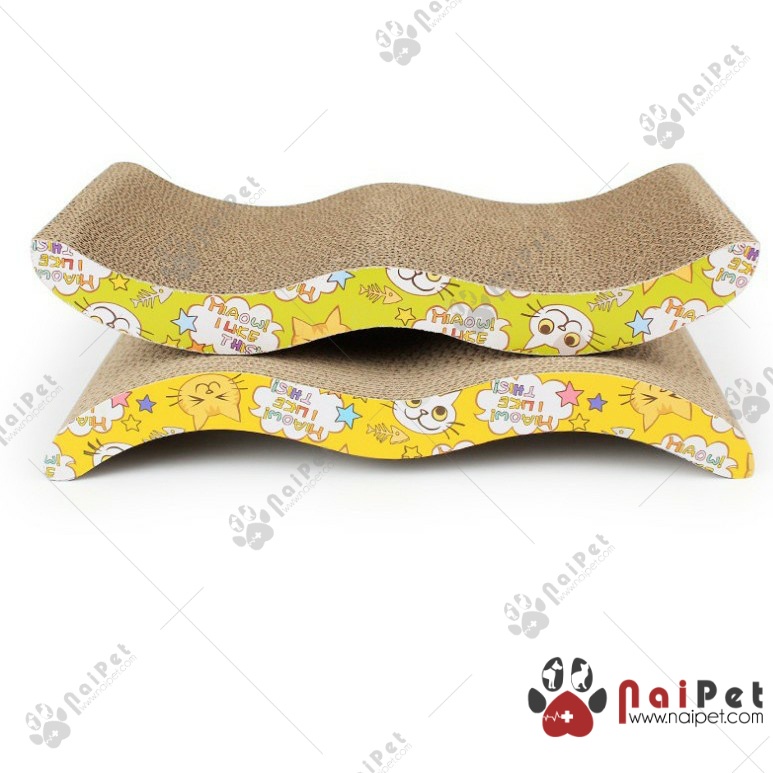 Đồ Chơi Bàn Cào Móng Bằng Carton Cho Mèo.
