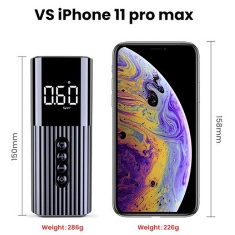 Ống Bơm Bánh Xe Hơi Mini Áp Suất Cao 12V 150PSI