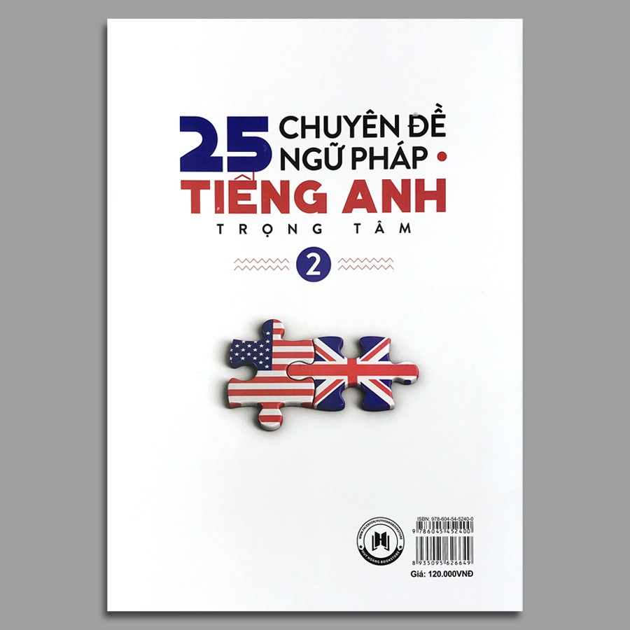 Sách 25 chuyên đề ngữ pháp tiếng Anh trọng tâm tập 2