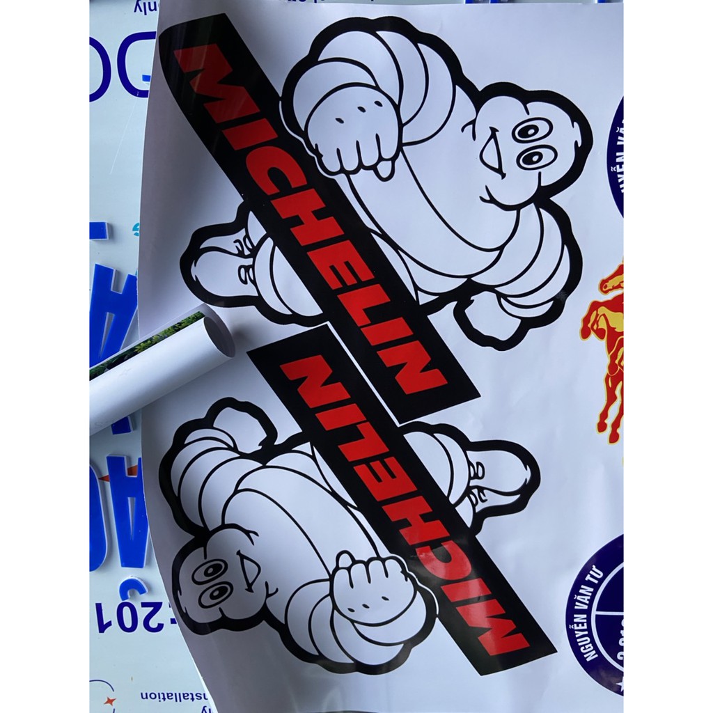 Tem Dán Xe Tải🐷𝑭𝑹𝑬𝑬𝑺𝑯𝑰𝑷🐷MICHELIN🐷đủ các màu