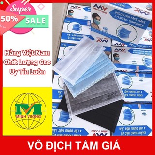 Khẩu trang y tế 4 Lớp Minh Vượng - Hộp 50 Cái - Hàng Sẵn