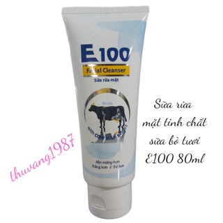 Sữa rửa mặt bò E100 80ml