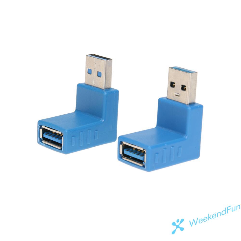 Đầu Chuyển Đổi Usb 3.0 Đầu Đực Sang Đầu Cái L 90 Độ | BigBuy360 - bigbuy360.vn