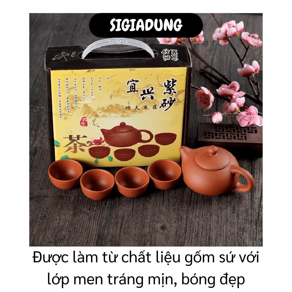 [SGD] Bộ Bình Trà - Bộ Ấm Trà 4 Tách Gốm Sứ Nhật Bản, Kiểu Dáng Cổ Điển, Độc Đáo 9482