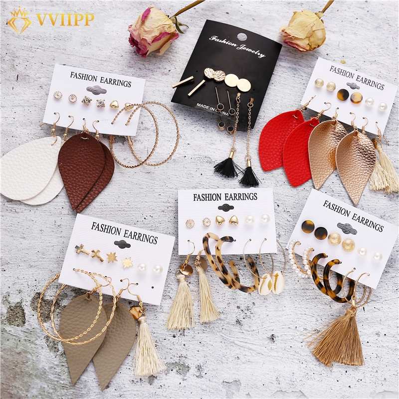 Hoa tai dáng dài nhiều lớp phong cách Bohomian sang trọng