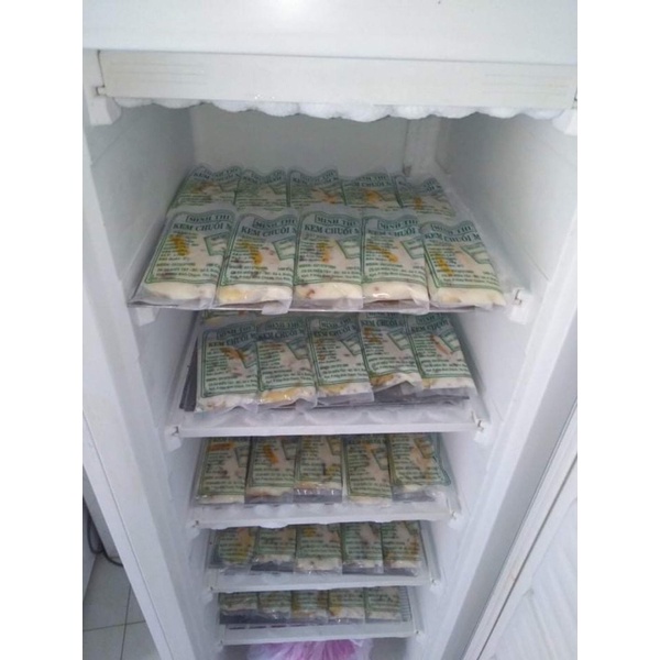 kem chuối trái cây siêu ngon