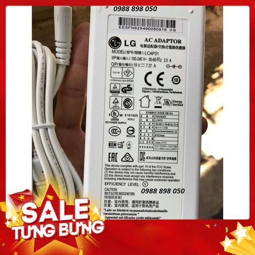 BẢO HÀNH 1 ĐỔI 1 BỘ NGUỒN LG 19V 7.37A DÙNG CHUNG CHO Sony 19.5V 6.2A ACDP-120E02