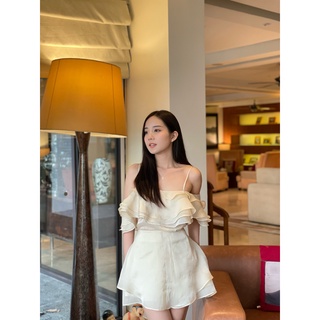 Yumi set - Set áo và quần tơ óng bèo nhũ