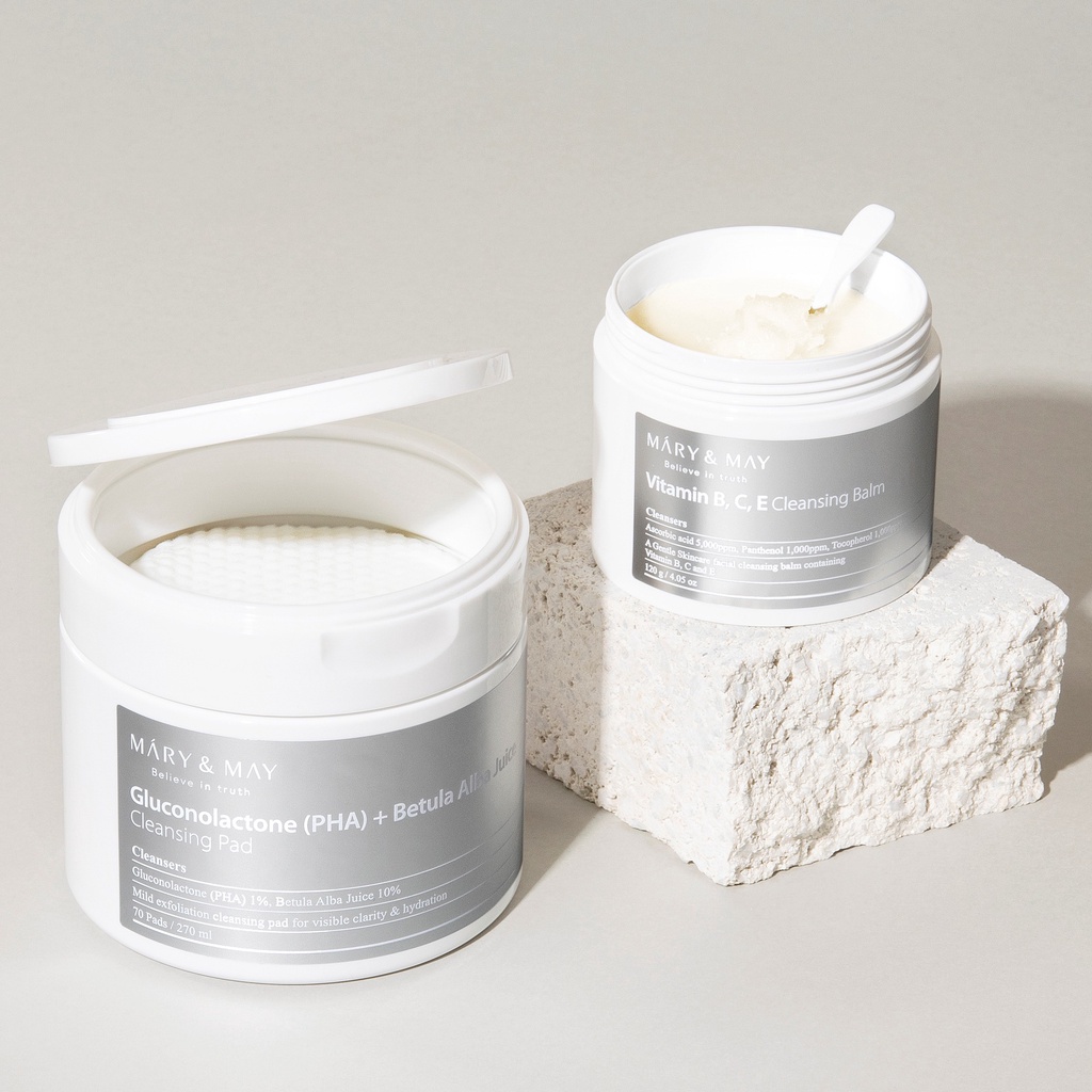 Sáp Tẩy Trang Mary&May Vitamin B, C, E Cleansing Balm 120g