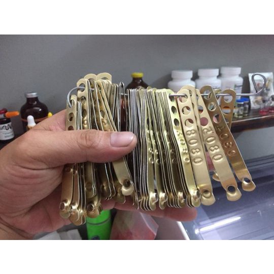 Chì Cánh Và Chì Chân Làm Dấu Cho Gà - 10 Cái