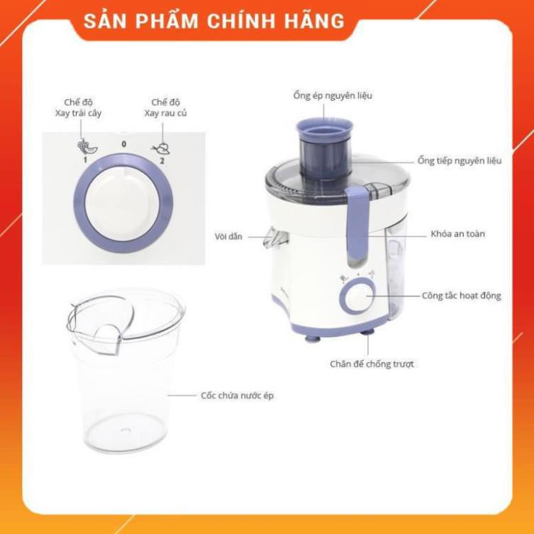 [Hỏa tốc 1 giờ] Máy ép trái cây Philips HR1811 - Hàng chính hãng, bảo hành 12 tháng Huy Anh