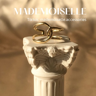 Set nhẫn nữ 5 chiếc basic Golden charm Mademoiselle NHT49