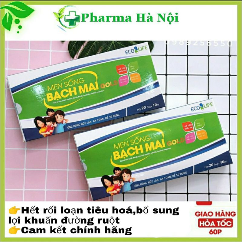 Men sống Bạch Mai Gold hộp 20 ống [date mới nhất 2024]