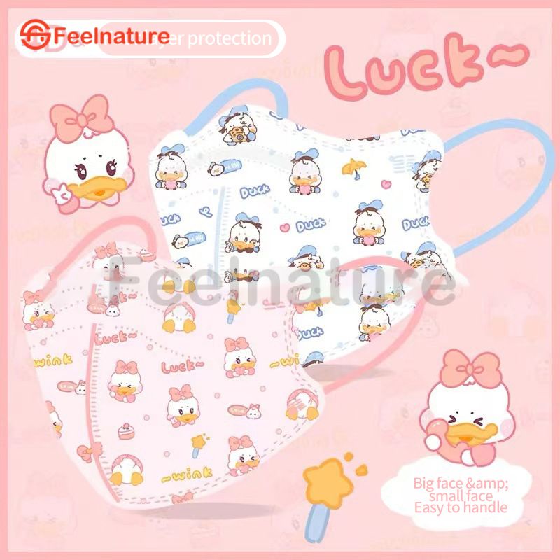 10 Chiếc Kf94 Hàn Quốc Trưởng Thành Mèo Kitty Mặt Nạ Hoa Văn Hoạt Hình 4d Winnie The Pooh Kulomi Lena belle Mặt Bảo Vệ 4 Lớp Cao Cấp Mềm Mại VN