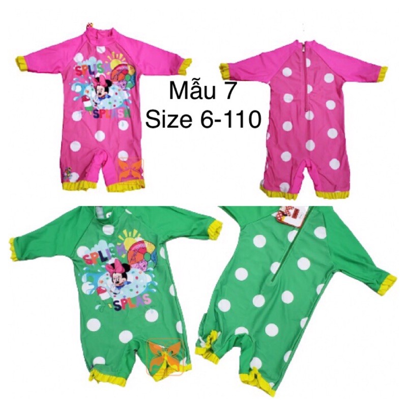 Bộ Bơi Bé Gái Size 6-110 13-15kg 2-3 tuổi