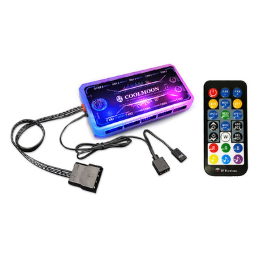 Bộ 6 quạt tản nhiệt PC 120mm RGB 5V A-RGB 12cm