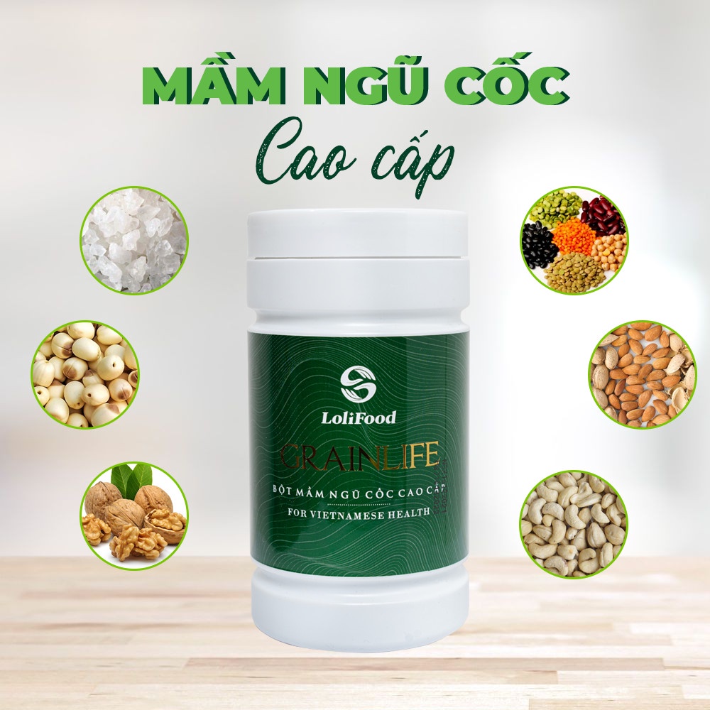 Ngũ cốc cao cấp lolifood 500g bột ngũ cốc giàu dinh dưỡng tăng cân giảm - ảnh sản phẩm 3