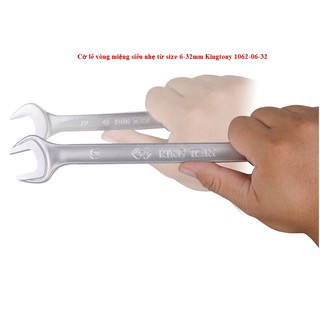 Cờ lê vòng miệng siêu nhẹ đủ size từ 6-24mm Kingtony 1062-06-24