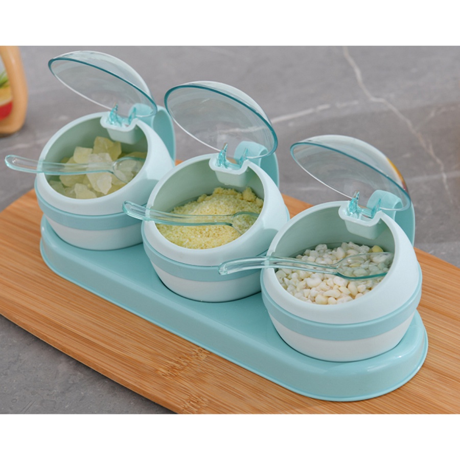 Sét 3 Hũ Đựng Gia Vị SonTai Cao Cấp