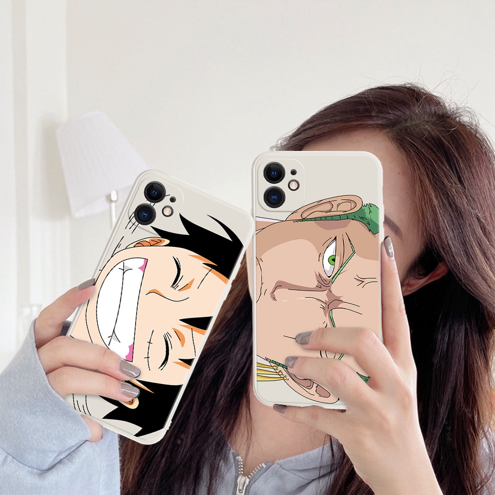 Ốp Điện Thoại Mềm Hình One Piece Cho iPhone 11 Pro Max iPhone XR X XS Max iPhone 7 Plus 8 Plus 6 6S Plus iPhone 12 Pro Max 13 Mini H149
