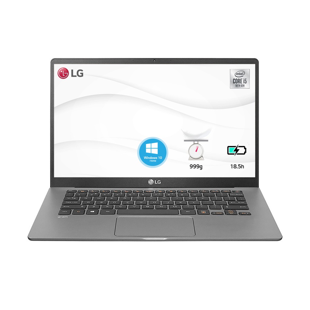 Laptop LG Gram 2020 14Z90N-V.AR52A5 ( i5-1035G7/8GB/256GB NVMe/14 FHD IPS/Win10 Home Standard/Silver) - Hàng Chính Hãng