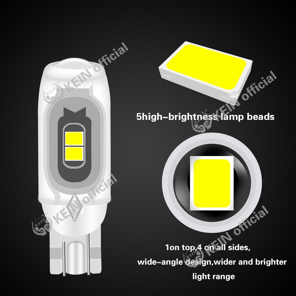 Đèn led T10 W5W 194 168 501 ánh sáng trắng chất lượng cao 2021 mới