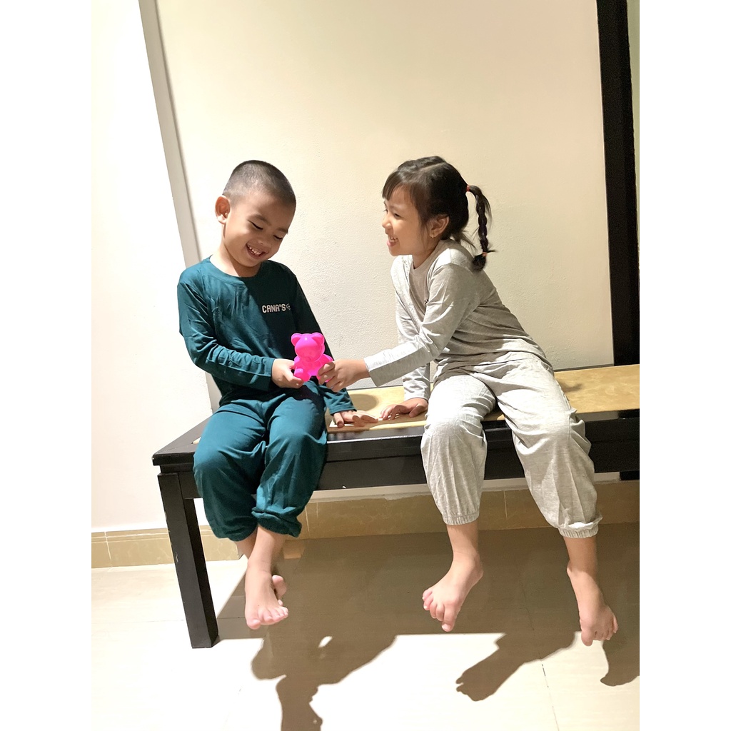 FULLSIZE 9 - 30kg bộ dài tay thun lạnh Minky-mom CANA'S loại 1 cho bé cực dễ thương