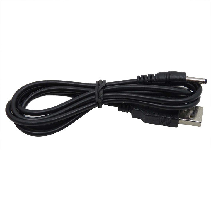 Dây USB ra đầu 3.5x1.35mm - Dây sạc quạt cầm tay mini