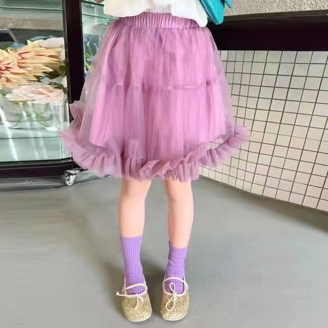 Set Áo Thun Tay Ngắn Phối Chân Váy Thời Trang Hè 2022 Mới Xinh Xắn Cho Bé Gái