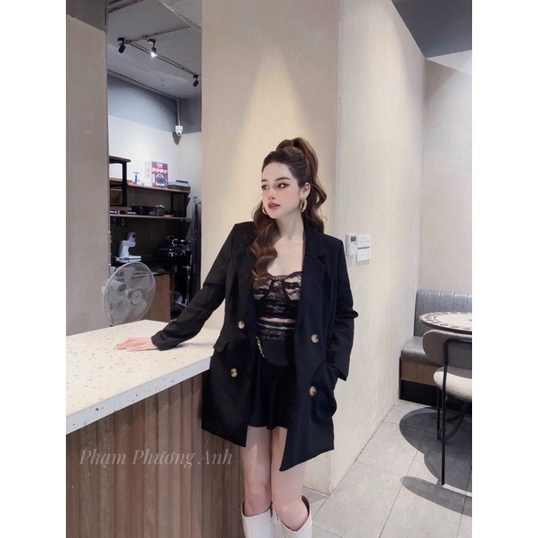 Áo vest blazer 2 lớp
