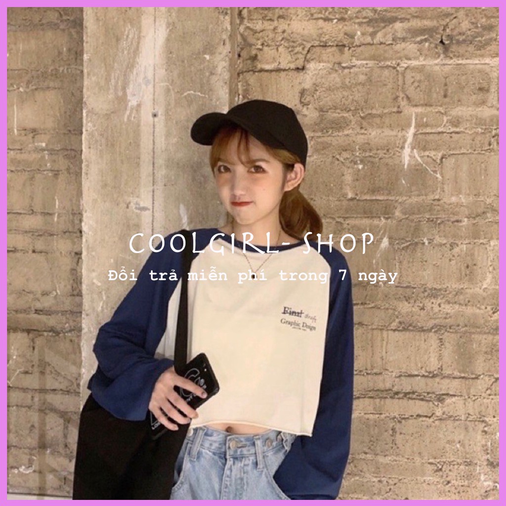 ÁO CROPTOP FOM RỘNG TAY DÀI | BigBuy360 - bigbuy360.vn