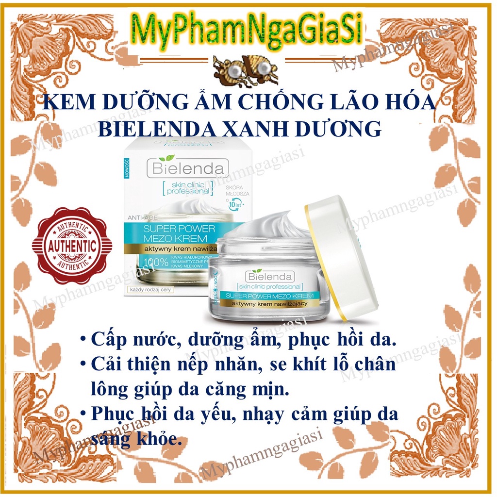 Kem Bielenda xanh dương Trẻ hóa da dành cho da khô, da nhạy cảm.