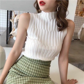 ÁO LEN SÁT NÁCH CỔ CAO
