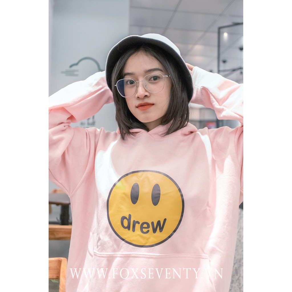 Áo hoodie nỉ cotton mềm mịn, màu hồng nhạt đẹp( Nam nữ đều mặc được ) | WebRaoVat - webraovat.net.vn